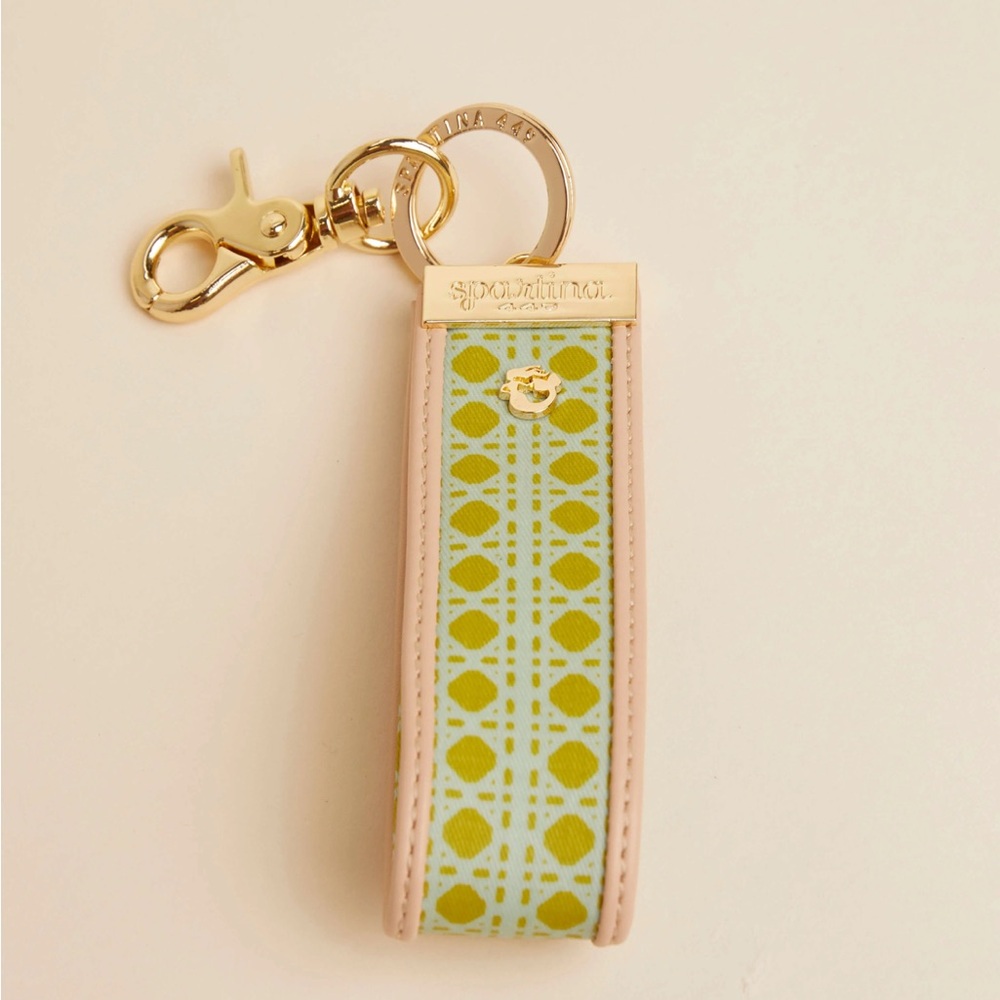 Green and Gold Geometric Key Holder Accessory